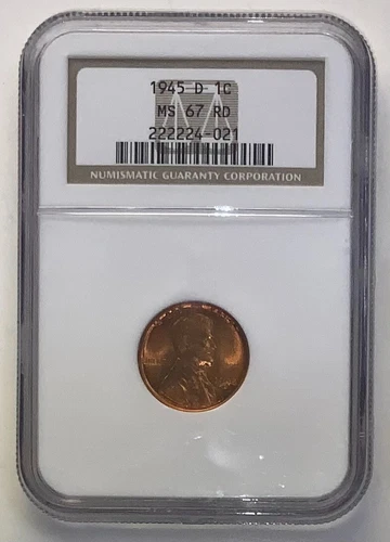 1945 D NGC 67 Superb Gem Lincoln Cent - Quality Gem Priced Right