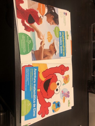 🧌 Sesame 🧛 Street Math Is Everywhere Elmo DVD y libro de ejercicios 🆕 - Imagen 4 de 4