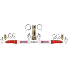 Skyjacker 7220 Dual Steering Stabilizer Kit - Red Boots