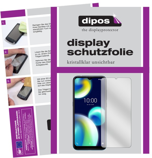 6X Schutzfolie FüR Wiko View 4 Lite Klar Displayschutzfolie Folie Display Schutz-image