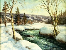 Vintage mid 20C Danish oil painting signed 139844