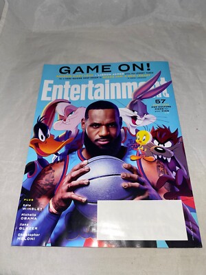 4/21 Entertainment Weekly Magazine Lebron James Looney Tunes Space Jam