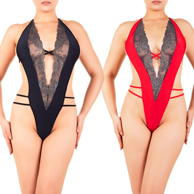 Sexy Body Dessous Bodysuit Unterwäsche Damen Neu Fab Europe S M L XL ODER XXL