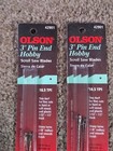 Set Of 2 Olson 3" Pin End Hobby Scroll Saw Blades 42901. Brand New — photo 2