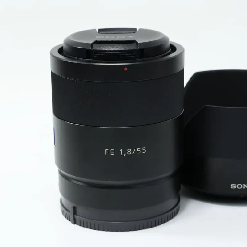 Near Mint Sony SEL55F18Z Zeiss Sonnar T* FE 55mm F/1.8 ZA Lens For