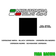 MISUTONIDA P/81L/PL Kit Pedane Sottoporta Nere NISSAN Patrol GR wagon 98 >