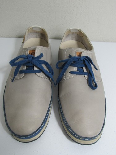 Pikolinos Men's Size 44 / 11.5 Lt. Gray Leather Sneakers Comfort Shoes! - Picture 3 of 13