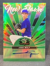 JOSH WOLFE SP RC AUTO #/99 ~ 2019 LEAF VALIANT “NEW DAWN” N.Y. METS PROSPECT!