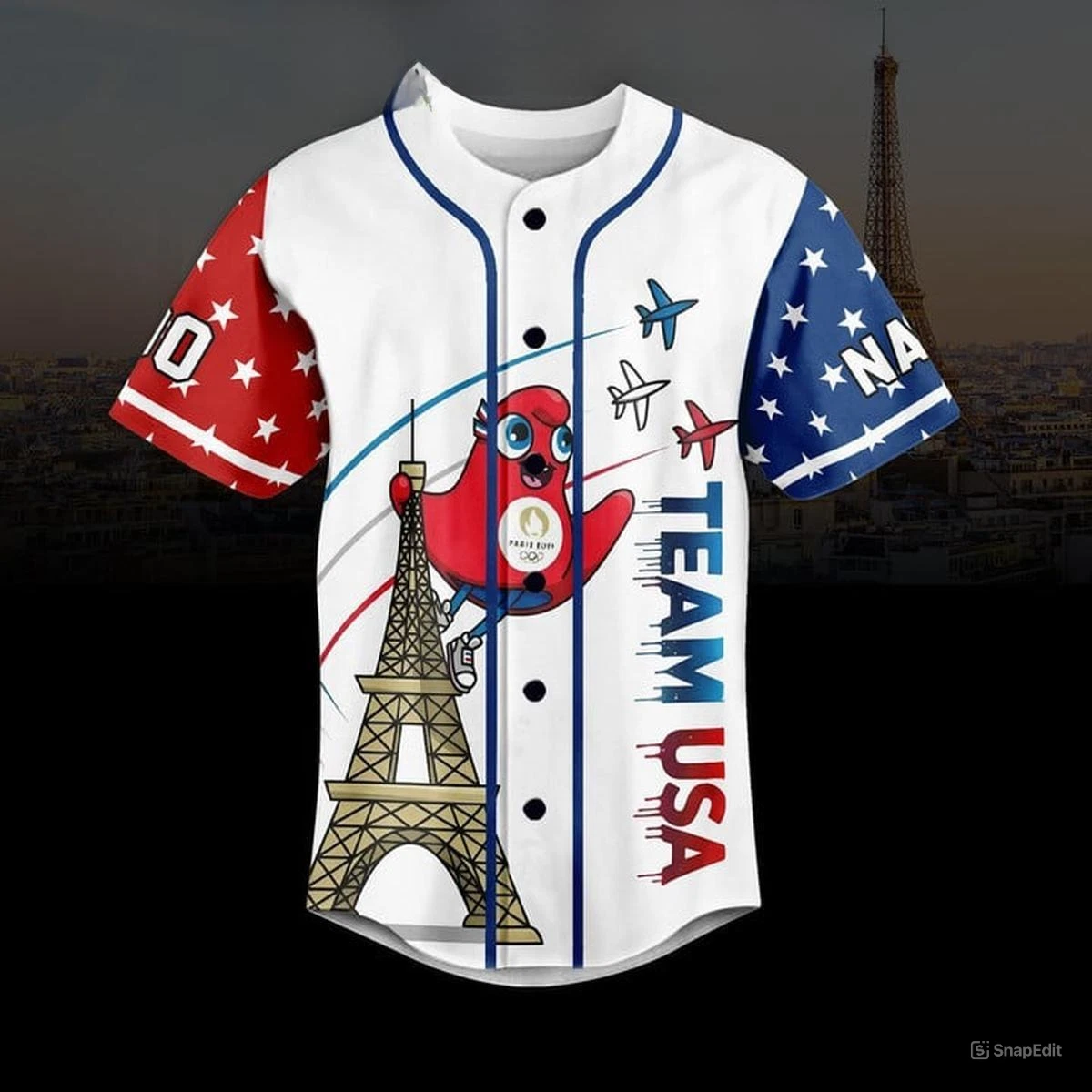 Team USA We Are Ready For Olympic Personalized Baseball Jersey