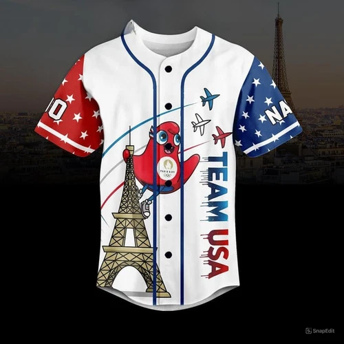 Team USA We Are Ready For Olympic Personalized Baseball Jersey