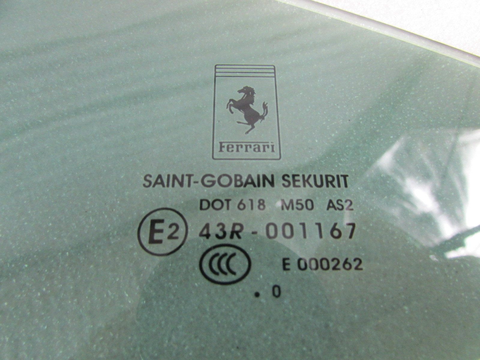 Ferrari California, LH, Left Quarter Glass, Used, P/N 69876000