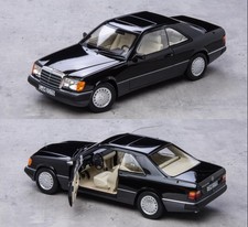 NOREV 1/18 Benz C124 300CE E Class 24 Coupe 1990 Diecast Model Car Black 183883