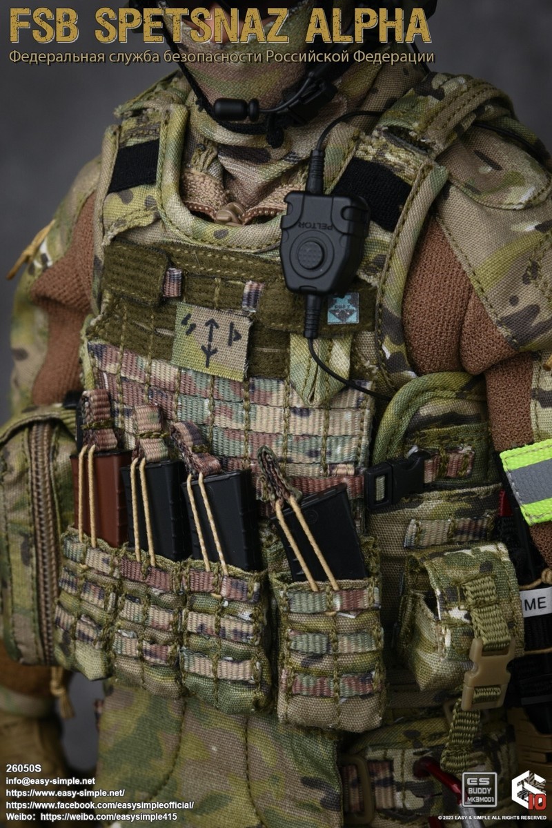 1:6 Easy & Simple Russian FSB Spetsnaz ALPHA Multicam Gladiator