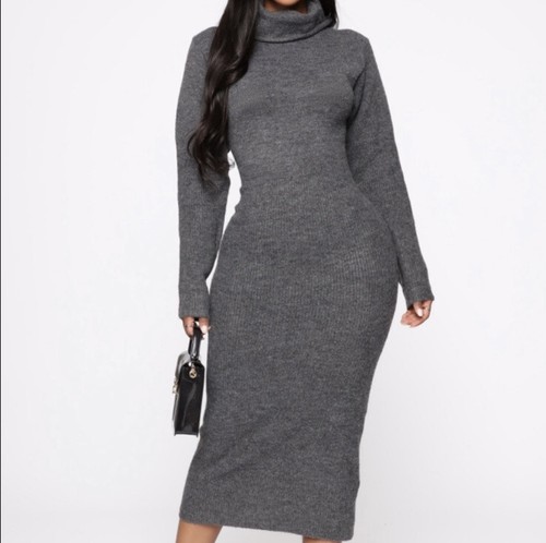 Fashion Nova Sweater Dress Soft Spot 