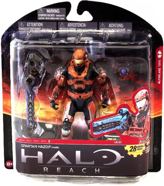 McFarlane Toys Halo Reach Series 6 Spartan Hazop Exclusive Action