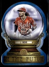 2022 Topps Gypsy Queen Crystal Gazing Die Cut Blue Jonathan India 023/250