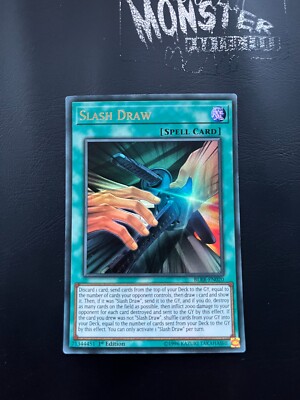 YUGIOH SLASH DRAW ULTRA RARE BLRR-EN020 1ST EDITION | eBay UK