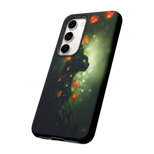 Cat Green Forest Flower Vines Phone Case for iPhone, Samsung Galaxy, Pixel - 第 141/175 張圖片