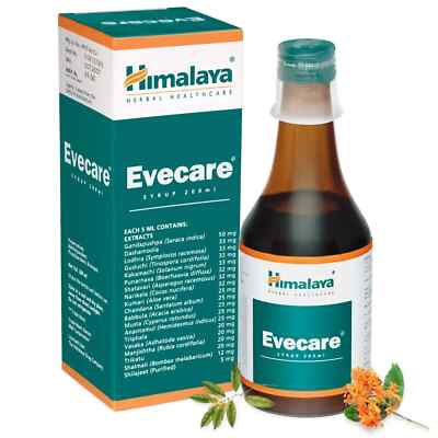 Evecare Himalaya Syrup 200ml For Menstrual Disorders Women Health
