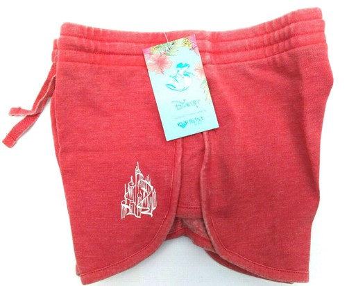 Roxy Girls' Sweat Shorts Big Little Mermaid New Adventures Drawstring Solid New - Picture 4 of 12