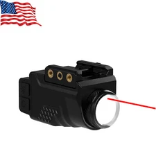 700 Lumen Pistol Light Laser Combo Gun Flashlight Handgun Light Picatinny Rail 