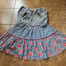 Vintage 1970s Young Edwardian by Arpeja Prairie Cottagecore Corset Dress 9 Gunne