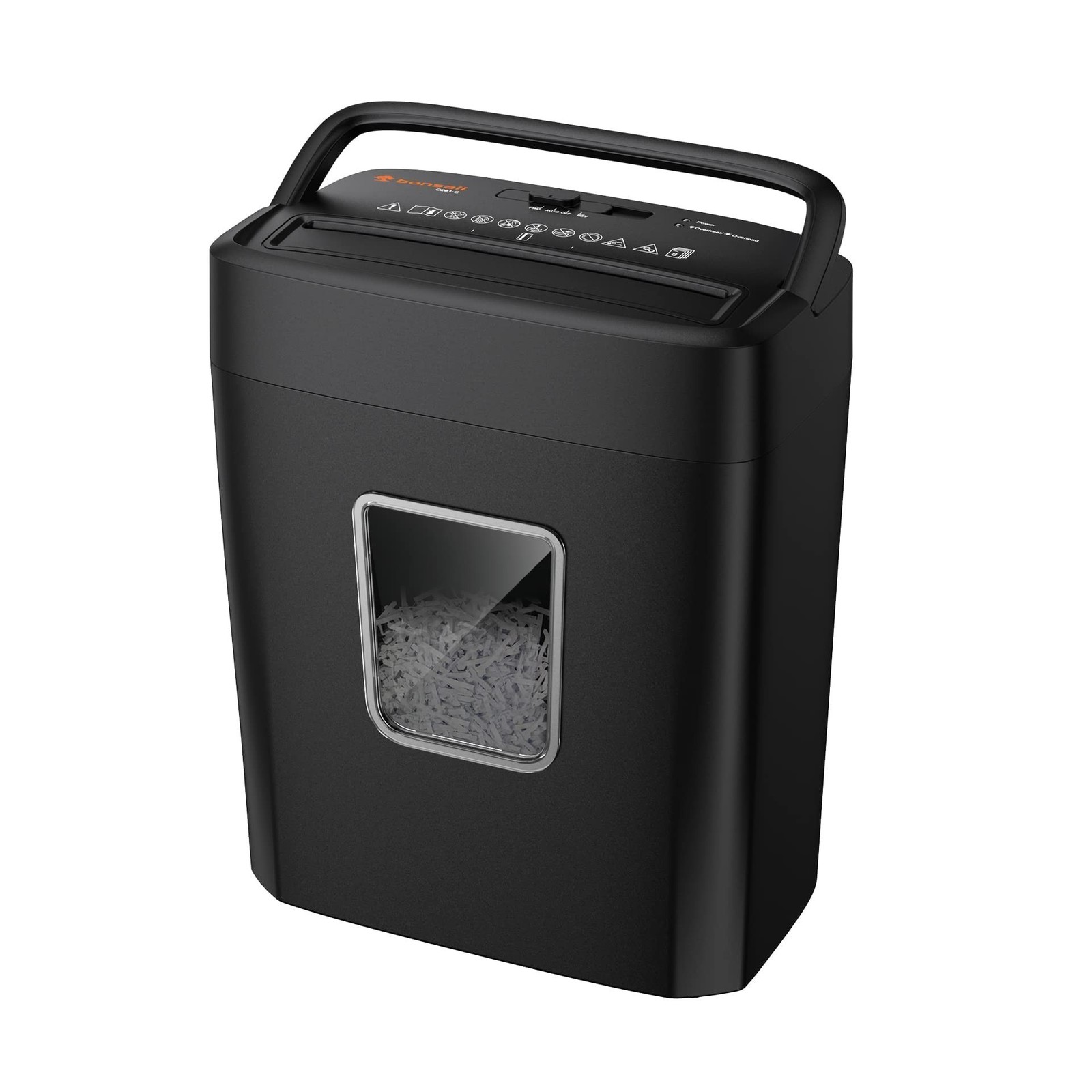 Bonsaii Paper Shredder, 8-Sheet Crosscut Home Office Shredde