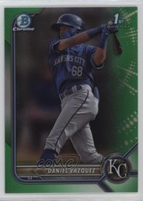 2022 Bowman Chrome Prospects Green Refractor 31/99 Daniel Vazquez #BCP-199 0sd2