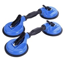 Glass Suction Cup Dual Cups 2 Pack, Heavy Duty Vacuum Plate with 4.9"