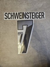 Schweinsteiger Flock Set  Matchworn Size für DFB Deutschland Home Trikot EM 2012