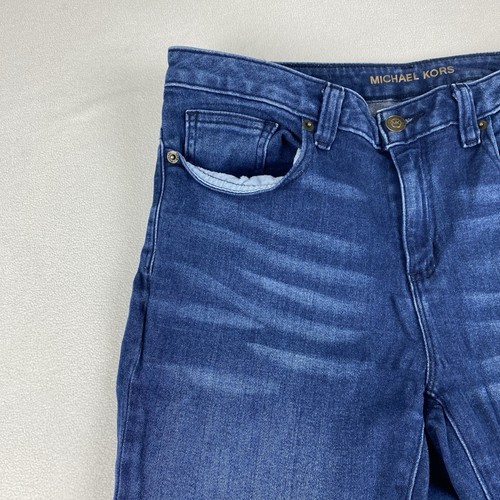 Michael Kors Skinny Jeans Womens 6 Dark Wash Mid Rise Stretch Denim Pants Y2K - Picture 15 of 17