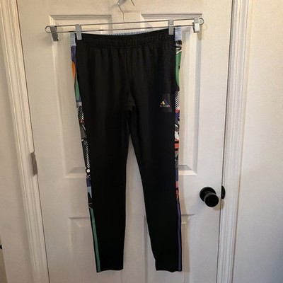 Adidas x Kris Andrew Small Pride Tiro Track Pants Black Multicolor Size SMALL