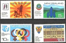 Timbres Commémorations Nouvelle-Zélande 625/628 ** - 86750GA