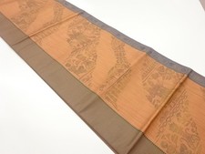 7509246: JAPANESE KIMONO JAPANESE NAGOYA OBI / CHIKUZEN HAKATA / WOVEN MURAL