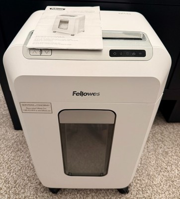 Fellowes 4630001 Microshred 12 Sheet Micro-Cut Paper Shredder - White