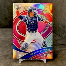 2021 Panini Spectra WILLIAM CONTRERAS Rookie Card - Neon Pink /40 - Braves