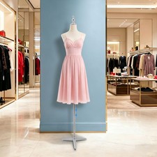 Female Mannequin Torso Adjustable Height Silver Mannequin Female Fashion Model