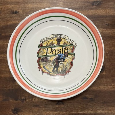 Vintage HIMARK Serving Pasta Bowl San Remo Buona Made in Italy Large Size 12 