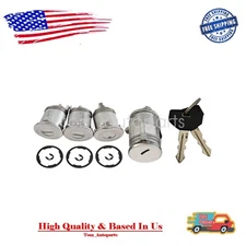 For Jeep Wrangler TJ 1998-01 Ignition Switch Lock Cylinder with Door Lock & Keys
