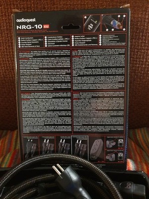 Audioquest NRG-10 Netzkabel mit 72V DBS, in OVP.