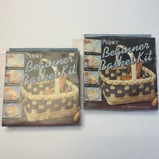 Lot of 2 VTG 1986 Napier Beginner Basket Kit CRAFT - NEW IN BOX