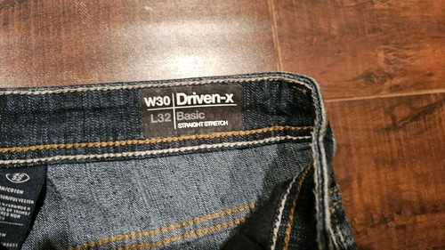 Jeans uomo Buffalo David Bitton Driven-X 30x30 blu denim pantalone dritto elasticizzato - Foto 3 di 8
