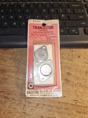 3 VINTAGE NOS TRANSISTORS SPRAGUE CALECTRO QRT-128 K4-520 K4-521 PNP GERMANIUM