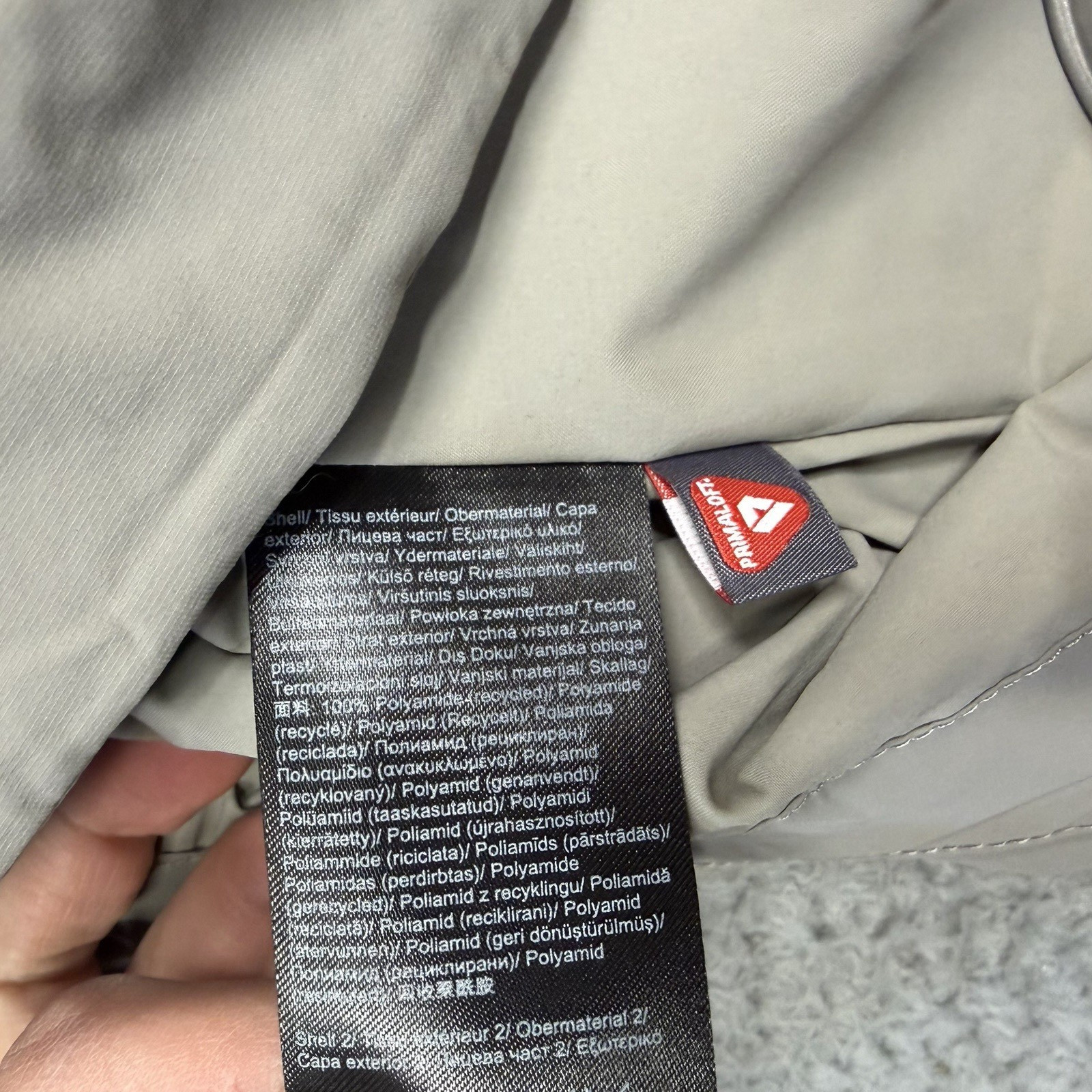 Helly Hansen ODIN Insulator 2.0 Jacket Mens Size XL Grey Full Zip Coat Primaloft image 10