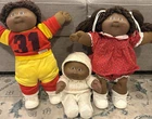 Vintage 1980s Coleco Cabbage Patch Kids Lot Signed Xavier Roberts + Clothes
