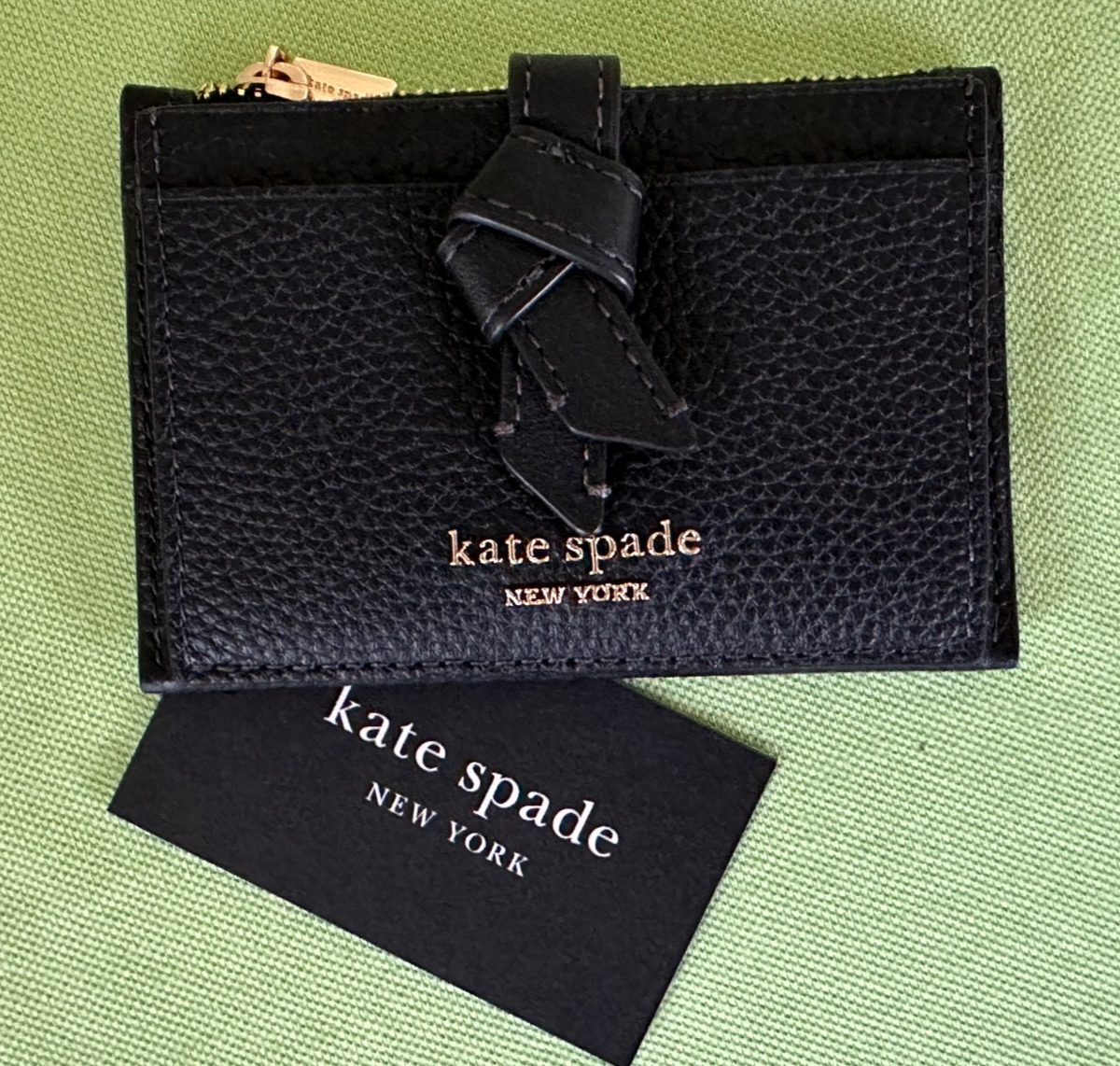 KATE SPADE KNOTT COMMUTER LAPTOP BAG + ZIP CARDHOLDER (SET):NWT