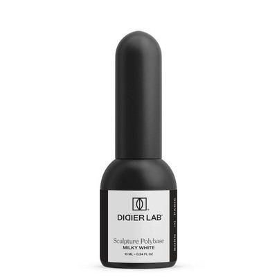 DIDIER LAB Sculpture Polybase LED UV Nagellack Milky White - 2in1 Base Coat &