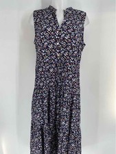 Size L CHAPS Navy Dress