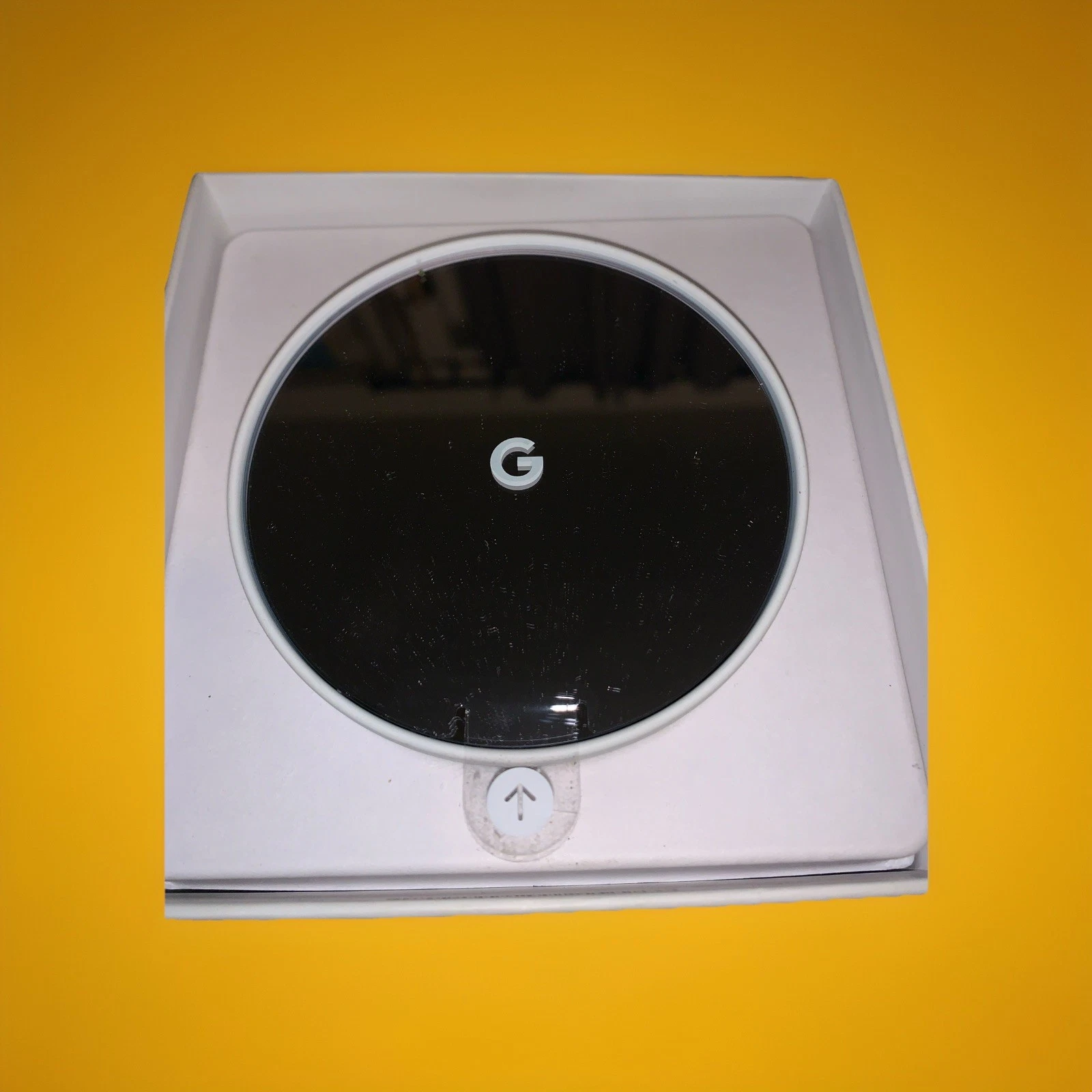 Google Nest Thermostat G4CVZ Programmable WiFi Color White Snow New Open Box