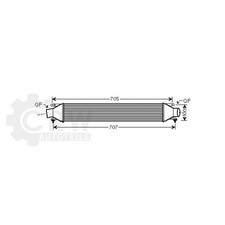 Ladeluftkühler für Opel Corsa D 1.4 Bj.12-14